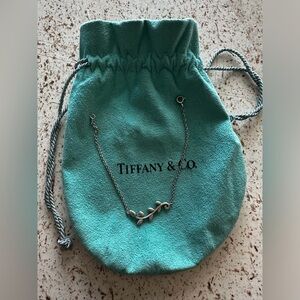 Tiffany & Co. Paloma Picasso Olive Leaf 925 Silver Bracelet